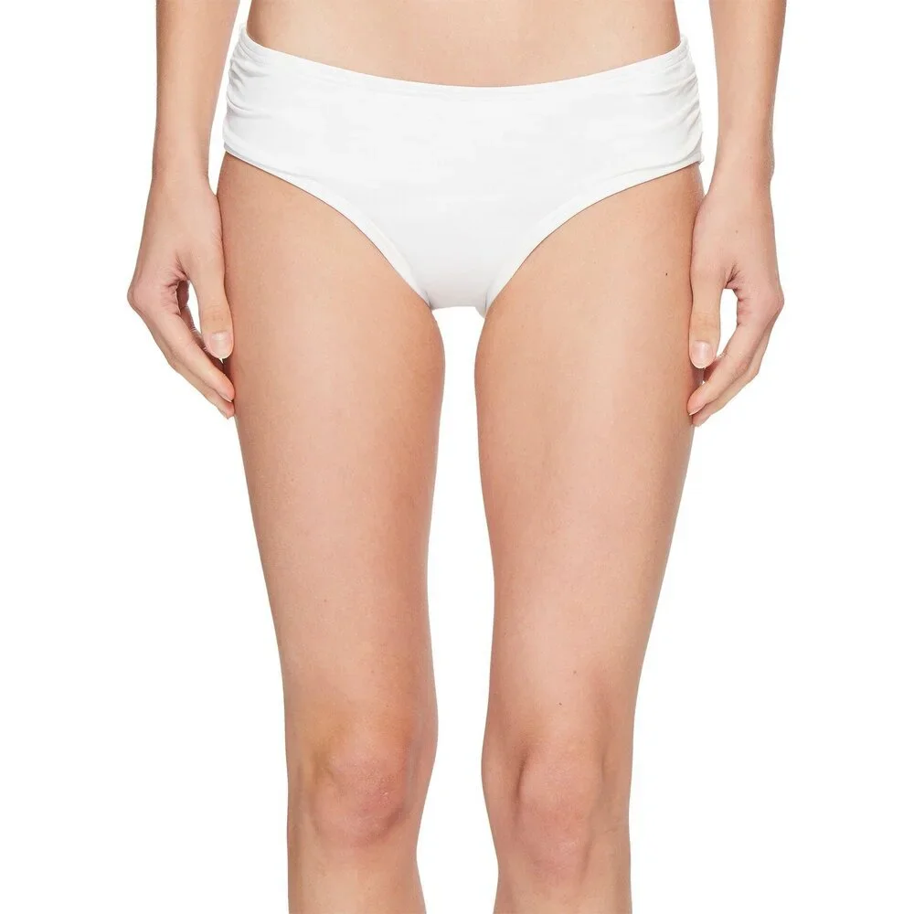 Michael Kors Women's White Full Coverage Bikini Bottom XS NWT